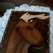 Deer Groom's Cake for Marine Corps Wedding