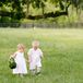 Green Moss-Covered Flower Girl Basket