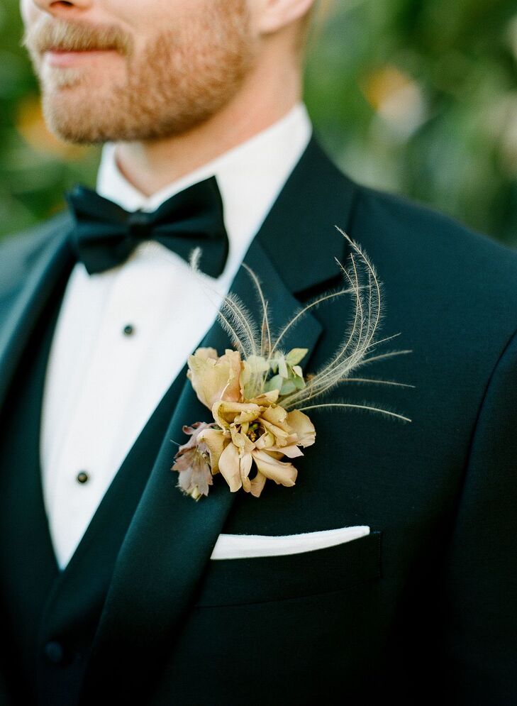 Toffee-Hued Boutonniere in San Diego, California