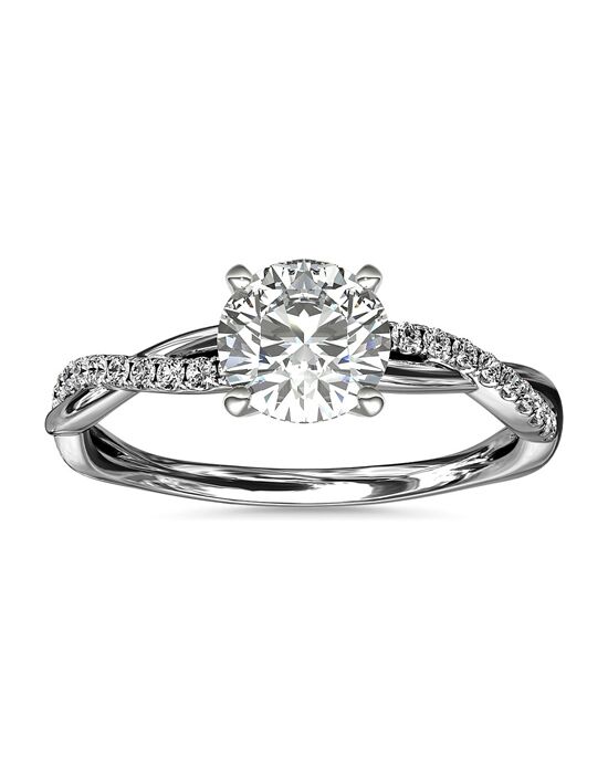 Blue Nile Round Cut Engagement Ring - 1