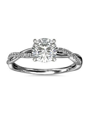 Blue Nile Round Cut Engagement Ring