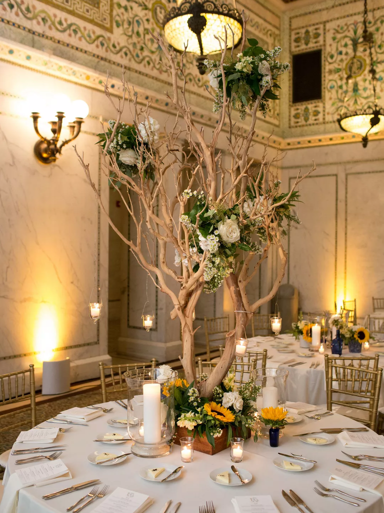Eucalyptus Centerpieces for your fairytale wedding reception