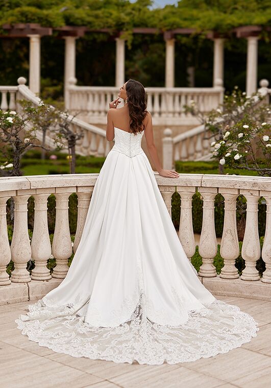 Val Stefani Citrine A-Line Wedding Dress - 2