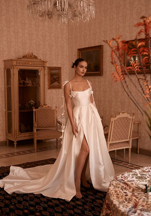 Soft flow by Ricca Sposa Atelier Lucretia 25-011(3) A-Line Wedding Dress - 4