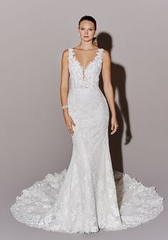 Justin Alexander Signature Wonderland Fit-and-Flare Wedding Dress