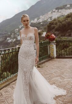 Amalfi Passion collection by Ricca Sposa Silvia 24-004 Fit-and-Flare Wedding Dress