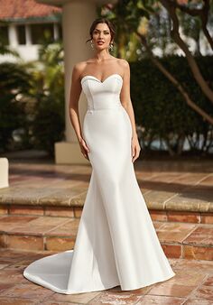 Moonlight Tango T152 Mermaid and Trumpet Wedding Dress
