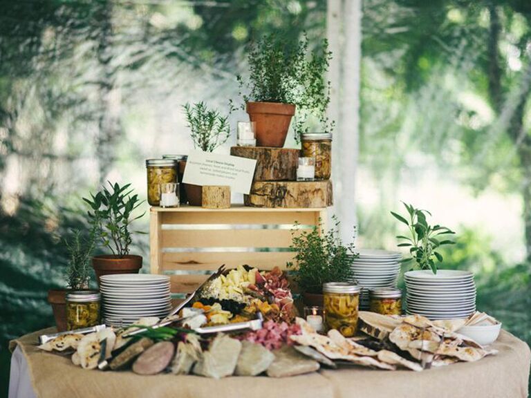 wedding food stations local fare