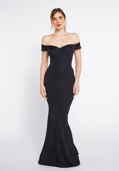 Bari Jay Bridesmaids 2271 Off the Shoulder Bridesmaid Dress