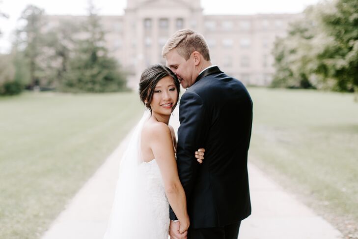 Jiabei	Chen and David Kaiser met and reside in New York City, but they decided to tie the knot in Ames, Iowa, David’s home state. Jiabei was born in C