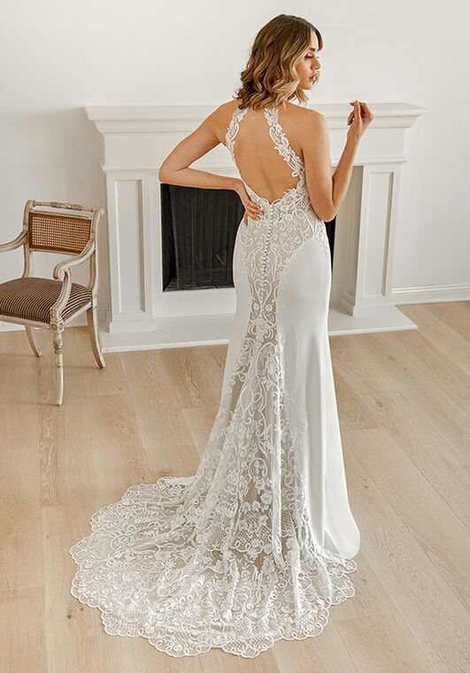 Jasmine Couture T232055 Fit-and-Flare Wedding Dress - 3
