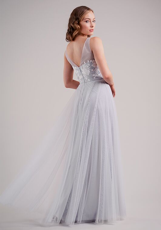 Belsoie Bridesmaids by Jasmine L224001 V-Neck Bridesmaid Dress - 3
