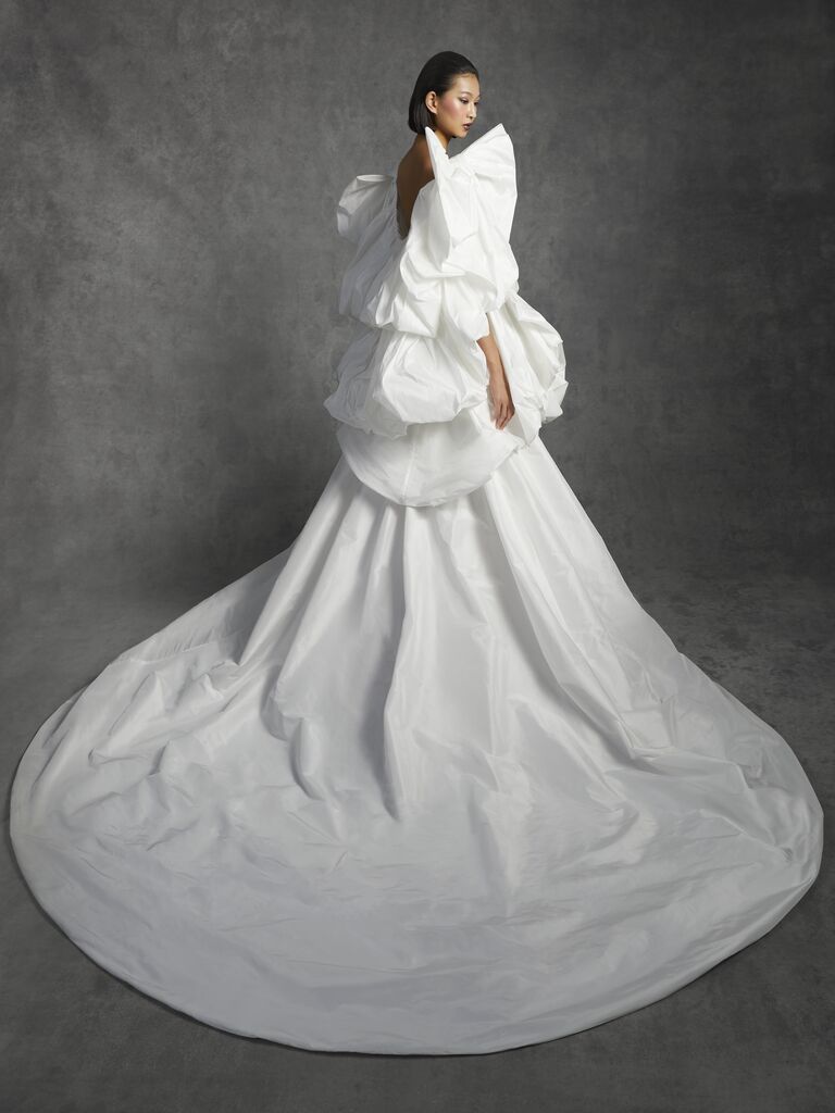 wedding dress with cape