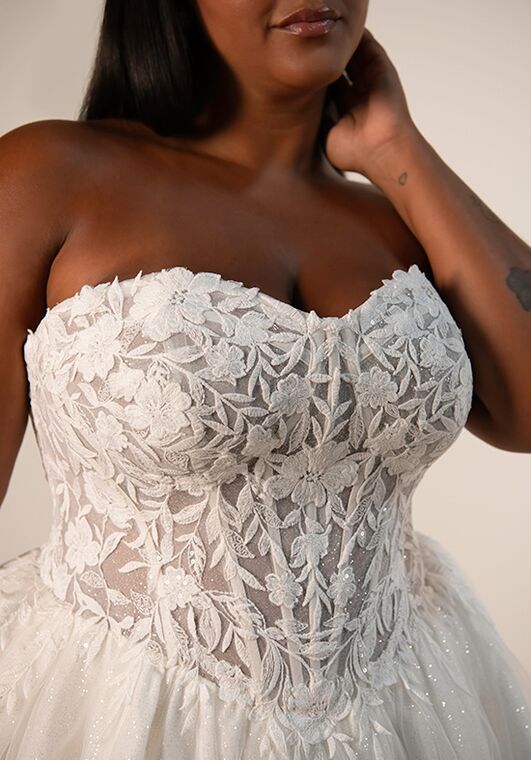 Stella York SY8181+ A-Line Wedding Dress - 4