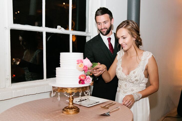 Gold Crystal-Embellished Cake Stand