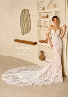 IVOIRE by KITTY CHEN MADELINE, V2311 Fit-and-Flare Wedding Dress