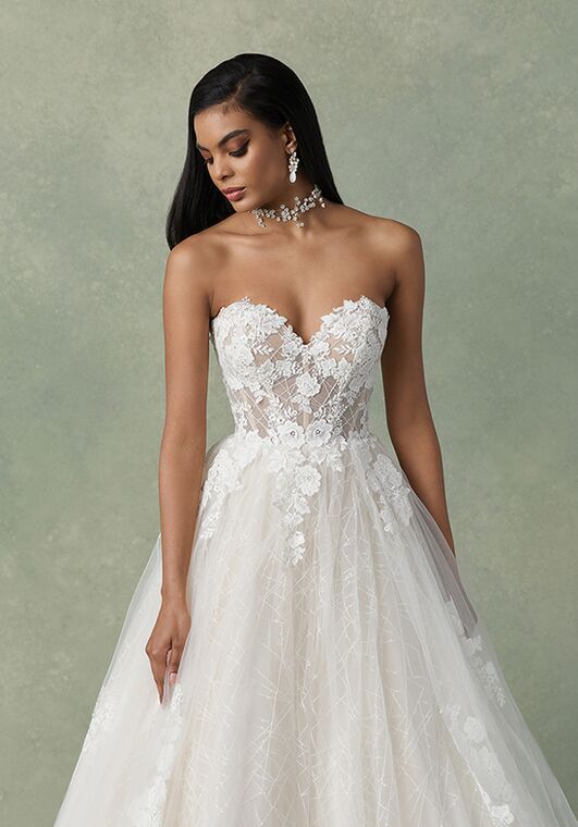 Justin Alexander Fortuna Ball Gown Wedding Dress - 5