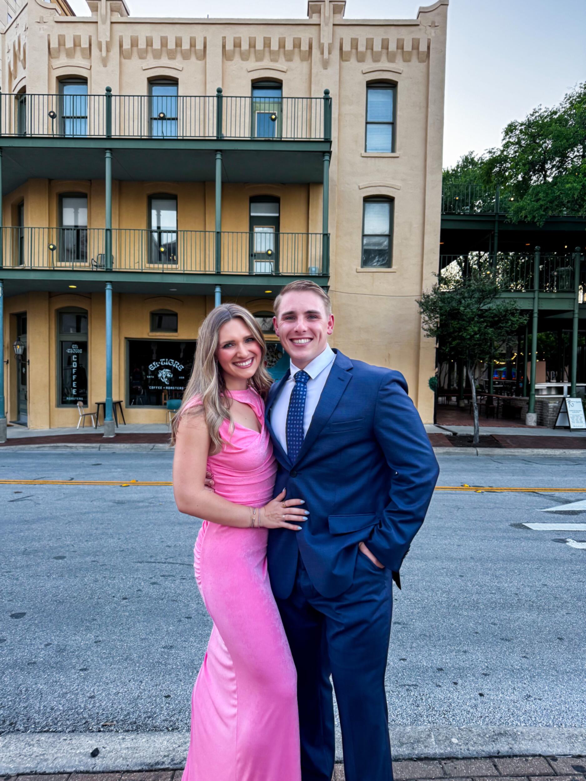 Macrae’s Law Prom in San Antonio! Love that we got to go to prom together, even if it was at the ripe age of 25!