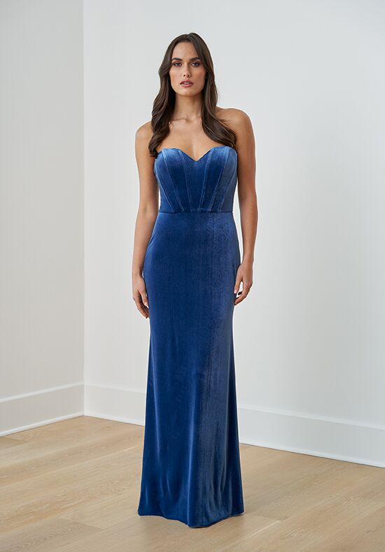 B2 Bridesmaids by Jasmine B253059 Strapless Bridesmaid Dress - 1