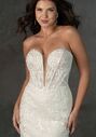 Essense of Australia D4341 Column Wedding Dress - thumbnail - 6