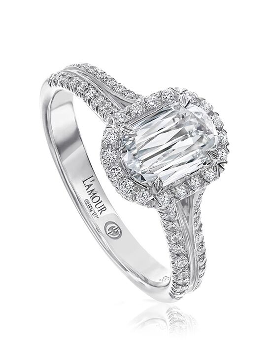 Christopher Designs Classic Emerald, Oval Cut Engagement Ring - 1