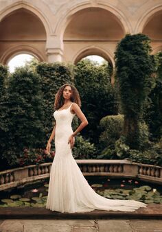 Disney Fairy Tale Weddings Tiana- DP408 Sheath Wedding Dress