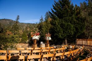Outdoor Ceremony at Calistoga Ranch