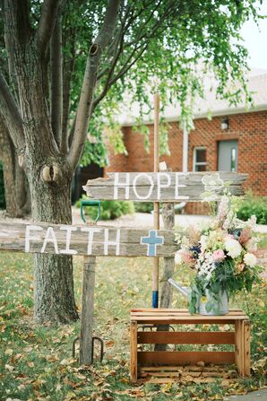 Rustic Ceremony Arrangements