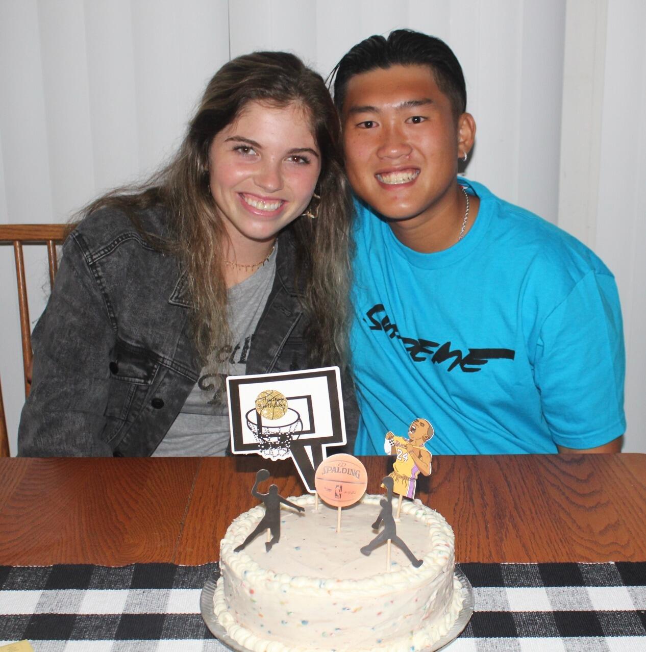 Junior year together and celebrating Terence's 20th birthday!