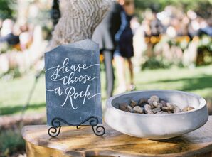 Ceremony Rock Ritual at Marathon, Texas Wedding