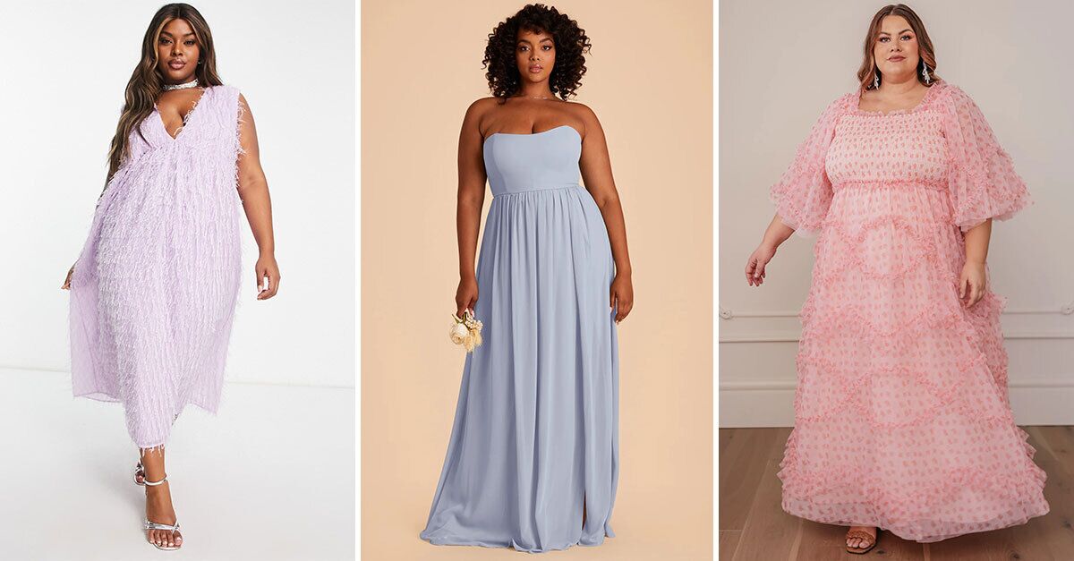 designer plus size dresses