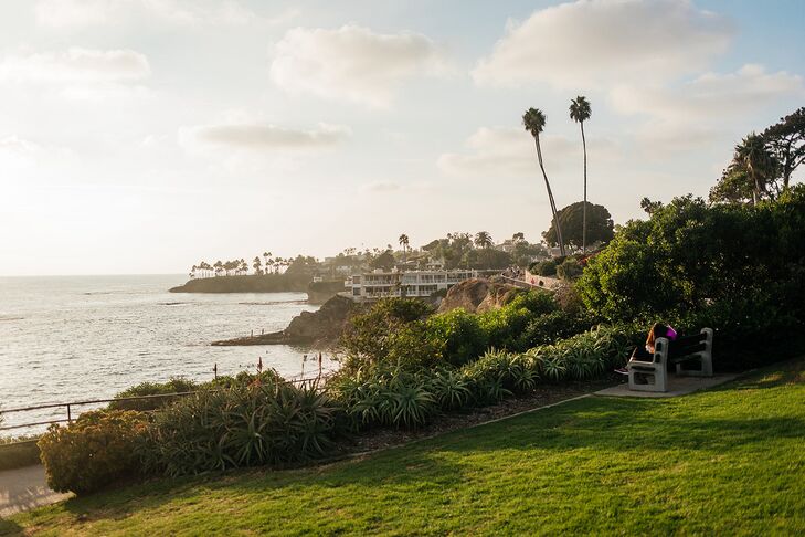 Beach at Heisler Park in Laguna Beach, California