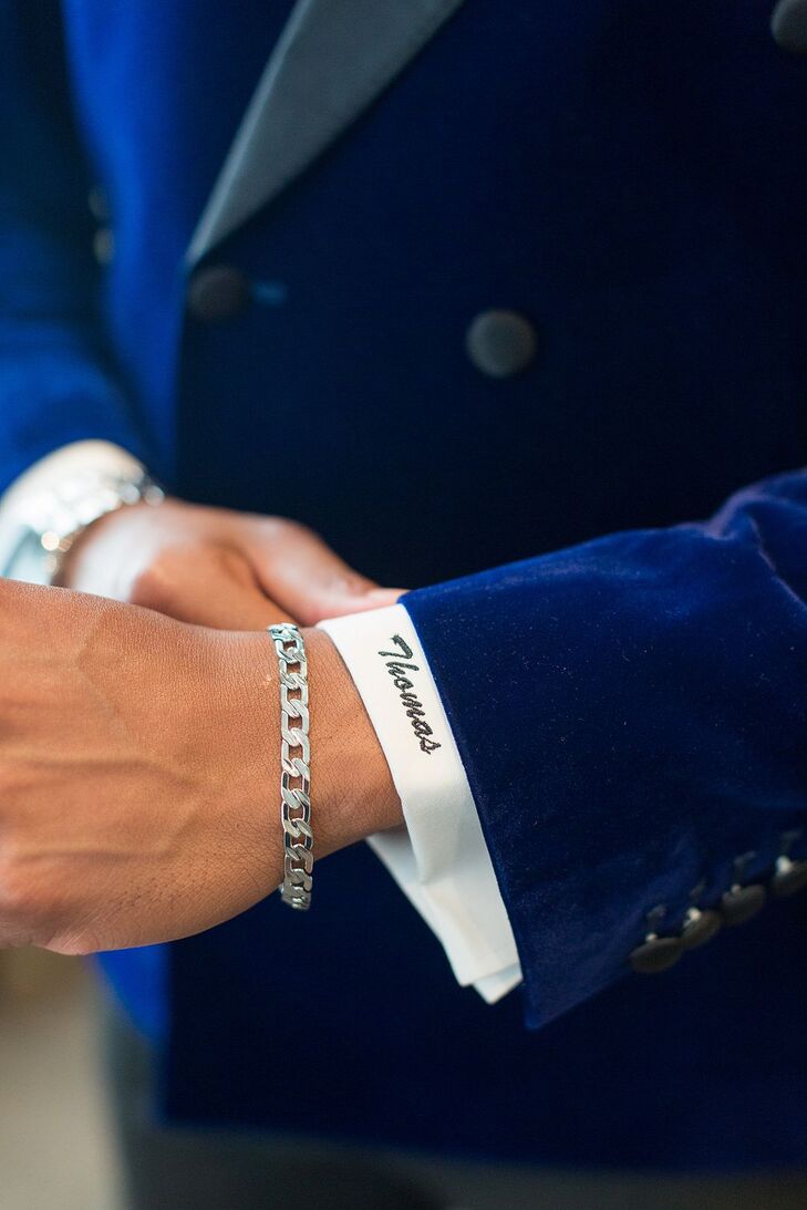 Customized Groom Tux for Wedding at The Faulkner in Jackson, Mississippi
