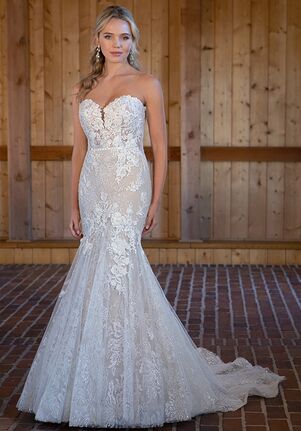 Essense of Australia D3374 Fit-and-Flare Wedding Dress