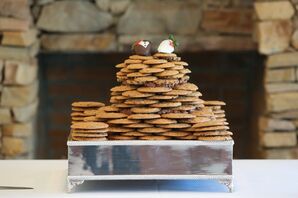 Chocolate Chip Cookie Tower Groom's Cake