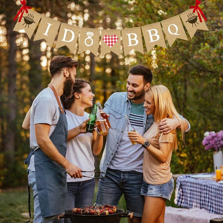 I Do BBQ banner from Amazon. 