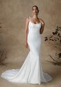 Justin Alexander Ginny Fit-and-Flare Wedding Dress - thumbnail - 4