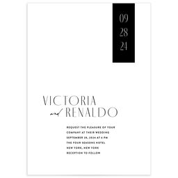 Our Time Wedding Invitation by Vera Wang