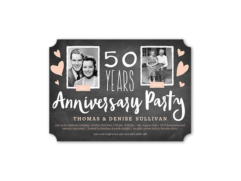 The Best 50th Anniversary Invitations for Your Party