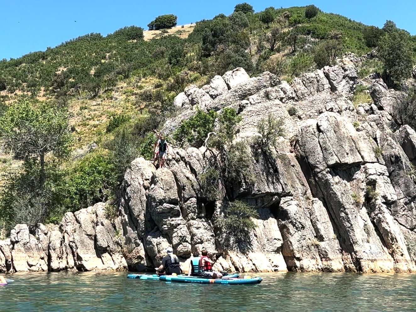 Picture of Causey Reservoir Lookout - Kayak, Canoe, Cliff Jump