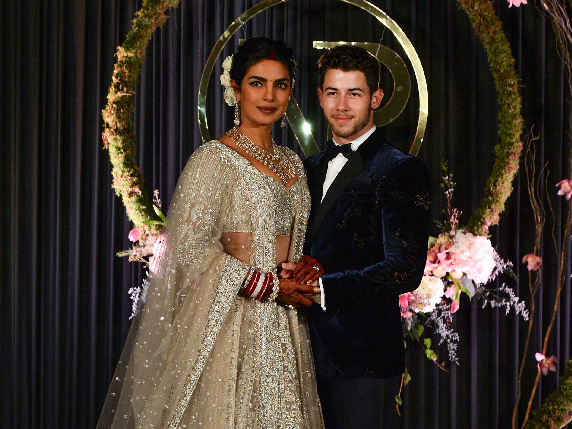 nick jonas wedding dress