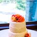 Three-Tier Beaded Wedding Cake