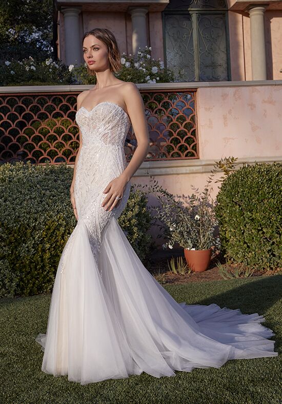 Casablanca Bridal Style 2527 Erza Fit-and-Flare Wedding Dress - 1