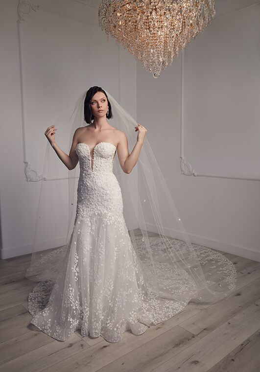 Amaré Couture C165 Chantal Fit-and-Flare Wedding Dress - 7