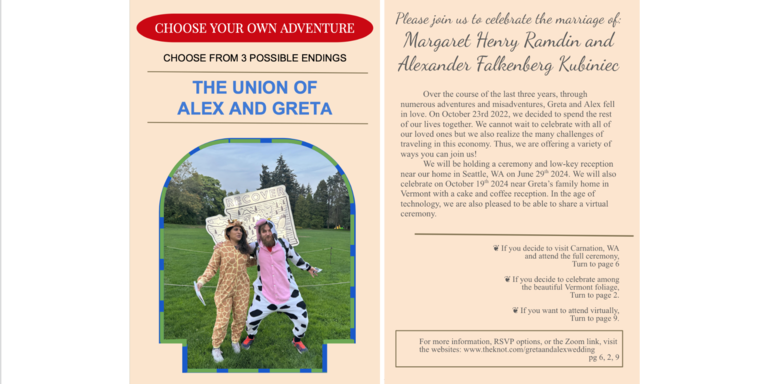 Greta & Alex Home Page Banner