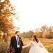 Sunset Wedding Portraits at Toledo Country Club in Ohio