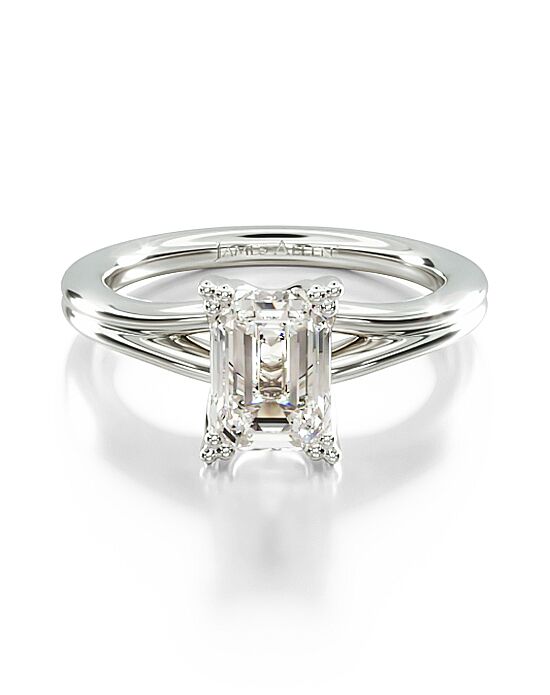 James Allen Emerald Cut Engagement Ring - 1