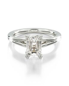 James Allen Emerald Cut Engagement Ring