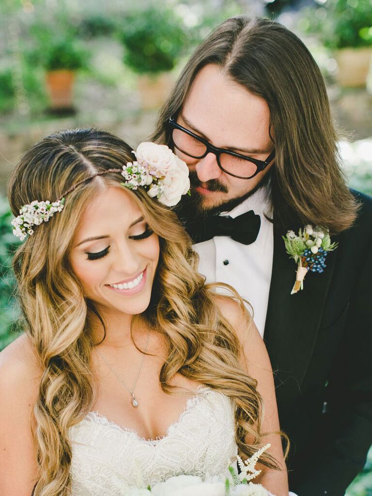 Pastel-Colored Blooms - bridal crowns