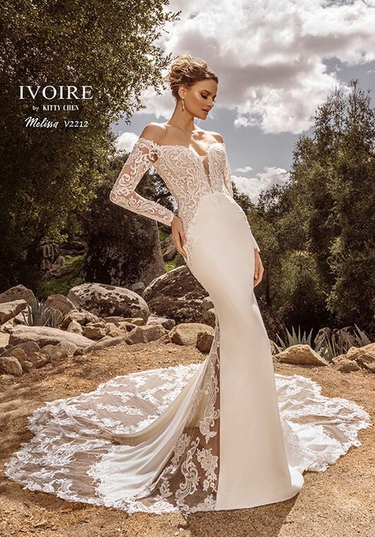 IVOIRE by KITTY CHEN MELISSA, V2212 Sheath Wedding Dress - 7